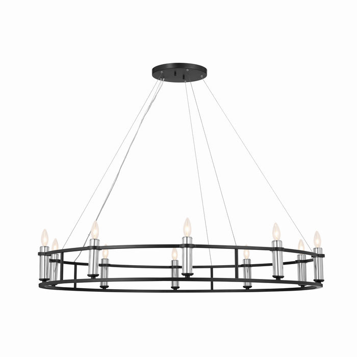 Kichler - 52491BK - Ten Light Chandelier - Rosalind - Black