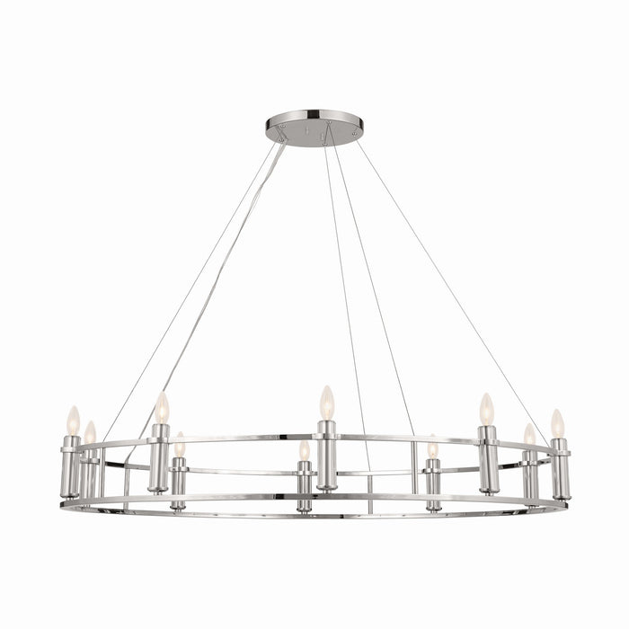 Kichler - 52491PN - Ten Light Chandelier - Rosalind - Polished Nickel