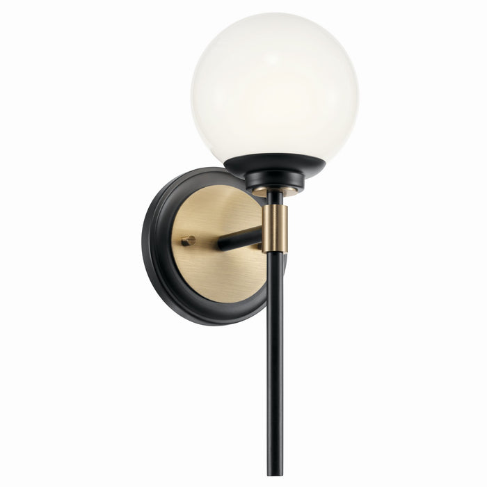 Kichler - 55170BKCPZ - One Light Wall Sconce - Benno - Black