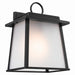 Kichler - 59106BK - One Light Outdoor Wall Mount - Noward - Black