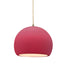 Justice Designs - CER-6530-CRSE-ABRS-BEIG-TWST - One Light Pendant - Radiance - Cerise