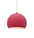 Justice Designs - CER-6530-CRSE-MBLK-BEIG-TWST - One Light Pendant - Radiance - Cerise