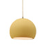 Justice Designs - CER-6530-MYLW-ABRS-BEIG-TWST - One Light Pendant - Radiance - Muted Yellow