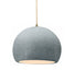 Justice Designs - CER-6533-CONC-ABRS-BEIG-TWST - One Light Pendant - Radiance - Concrete