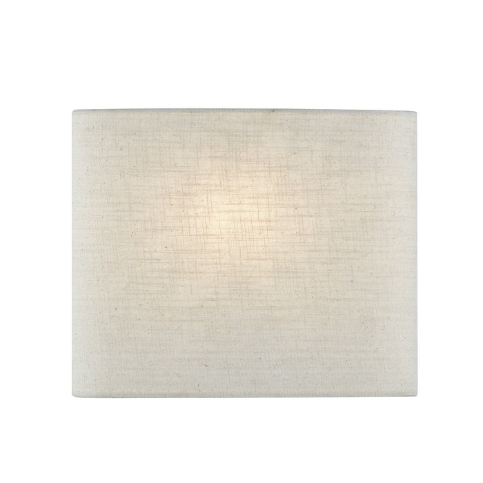 Justice Designs - FAB-8855-CREM - One Light Wall Sconce - Textile