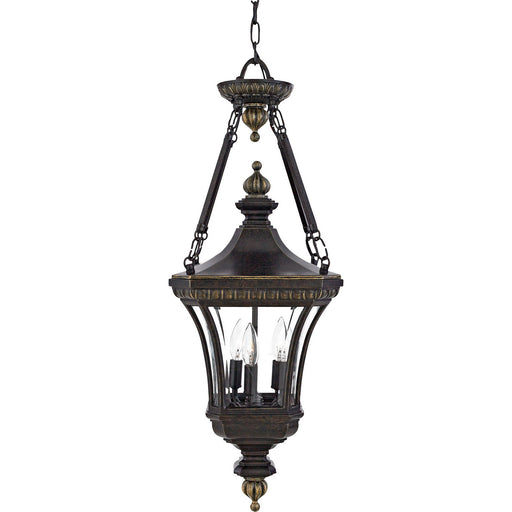 Quoizel - DE1490IB - Three Light Outdoor Hanging Lantern - Devon - Imperial Bronze