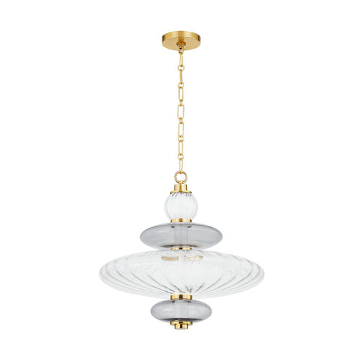 Hudson Valley - 2619-AGB - LED Pendant - Williams - Aged Brass