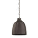 Troy Lighting - F3713-BKG - One Light Pendant - Flint - Blackened Graphite