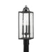 Troy Lighting - P2067-FOR - Three Light Outdoor Post Mount - Caiden - Forged Iron