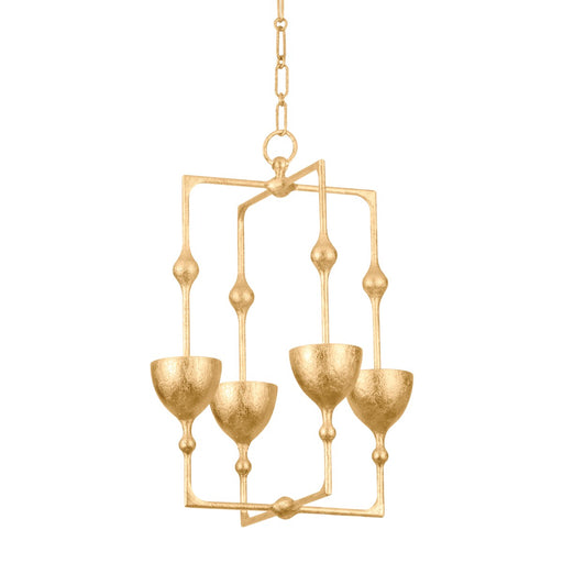 Corbett Lighting - 368-16-VGL - LED Lantern - Antalya - Vintage Gold Leaf