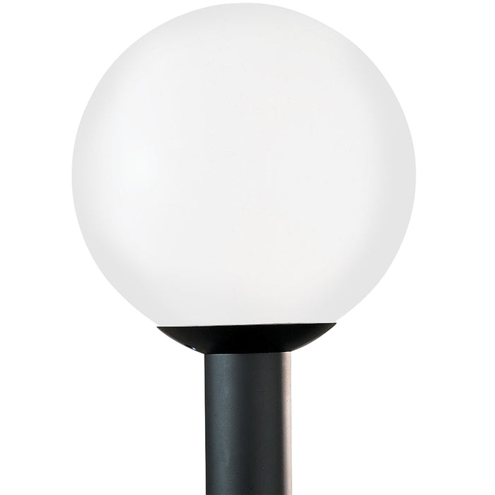 Generation Lighting. - 8254-68 - One Light Outdoor Post Lantern - Outdoor Globe - White Plastic