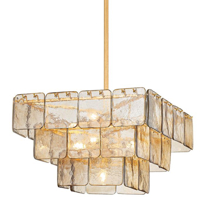 Corbett Lighting - 449-24-VGL - Nine Light Chandelier - Regal - Vintage Gold Leaf