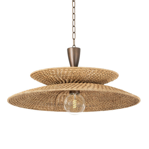 Troy Lighting - F1830-BRL - One Light Pendant - Landry - Bronze Leaf