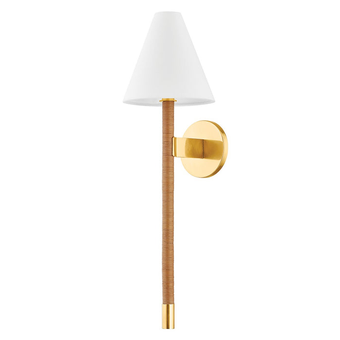 Hudson Valley - 6623-AGB - One Light Wall Sconce - Watkins - Aged Brass