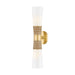 Mitzi - H709102-AGB - Two Light Wall Sconce - Mica - Aged Brass