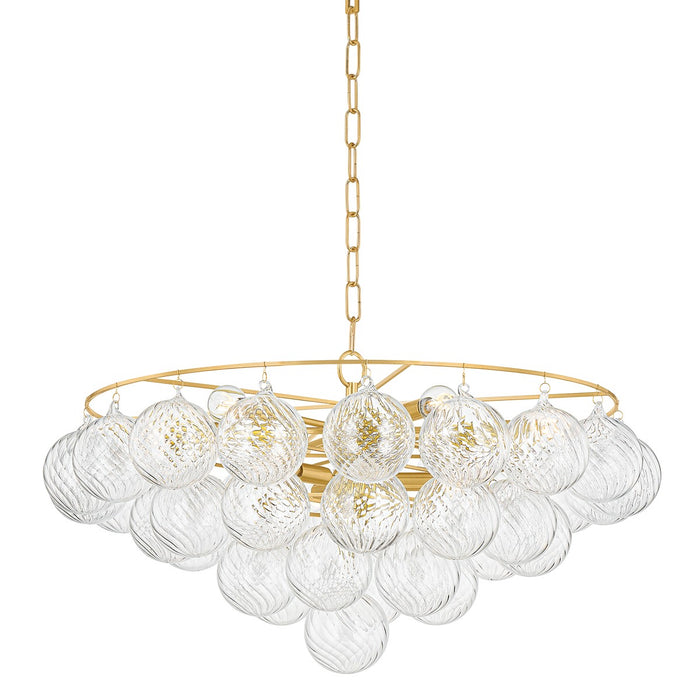 Mitzi - H711809A-AGB - Nine Light Chandelier - Mimi - Aged Brass