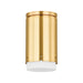 Mitzi - H870501-AGB - One Light Flush Mount - Asa - Aged Brass