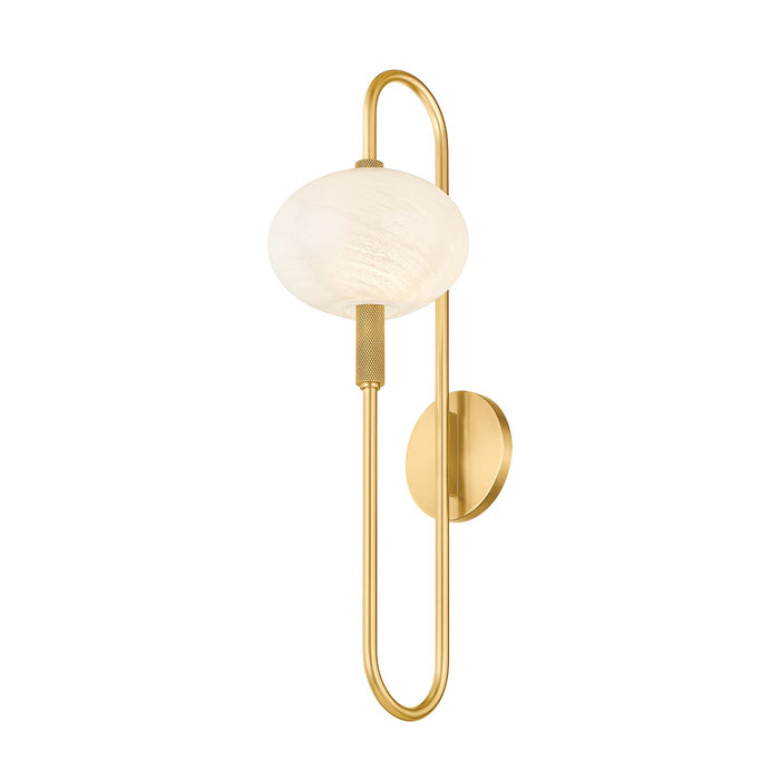 Mitzi - H896101-AGB - One Light Wall Sconce - Delphine - Aged Brass