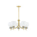 Mitzi - H909805-AGB - Five Light Chandelier - Alexia - Aged Brass