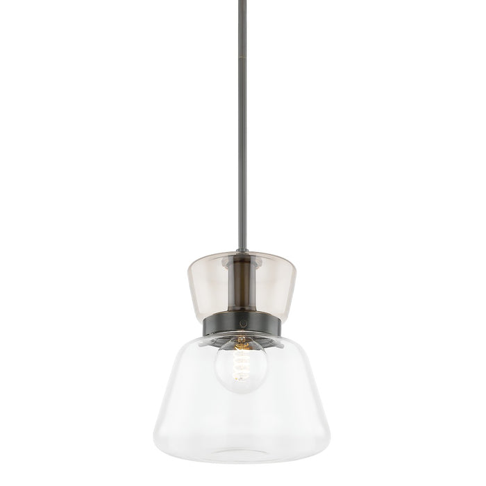 Mitzi - H910701S-TRB - One Light Pendant - Elodie - True Bronze