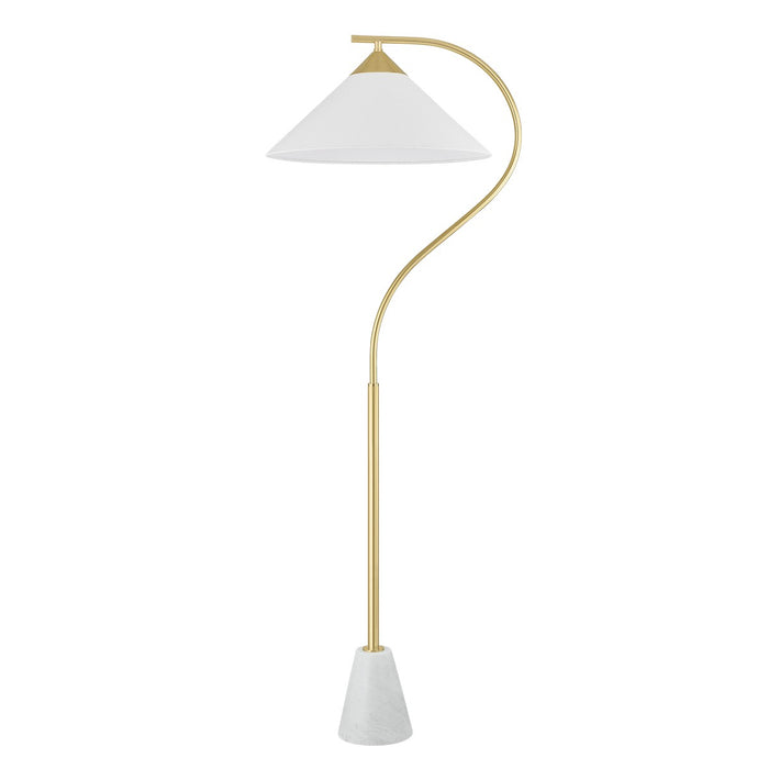 Mitzi - HL930401-AGB - One Light Floor Lamp - Bianca - Aged Brass