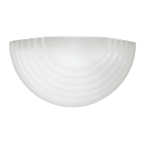 Generation Lighting. - 4123-15 - One Light Wall / Bath Sconce - Stepped Glass - White