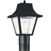 Generation Lighting. - 8275-32 - One Light Outdoor Post Lantern - Polycarbonate Outdoor - Black