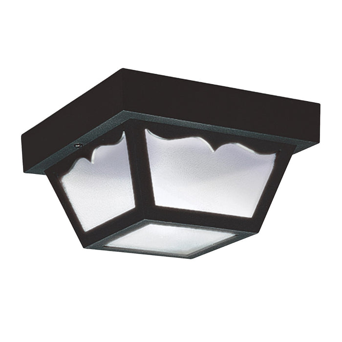 Generation Lighting. - 7567-32 - One Light Outdoor Flush Mount - Outdoor Ceiling - Black