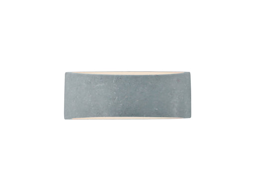 Justice Designs - CER-5765-CONC - One Light Wall Sconce - Ambiance - Concrete