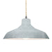 Justice Designs - CER-6265-CONC-NCKL-BEIG-TWST - One Light Pendant - Radiance - Concrete