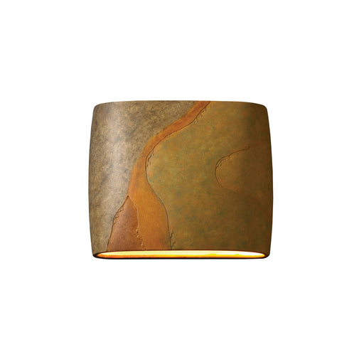 Justice Designs - CER-8855W-SLHY - LED Wall Sconce - Ambiance - Harvest Yellow Slate