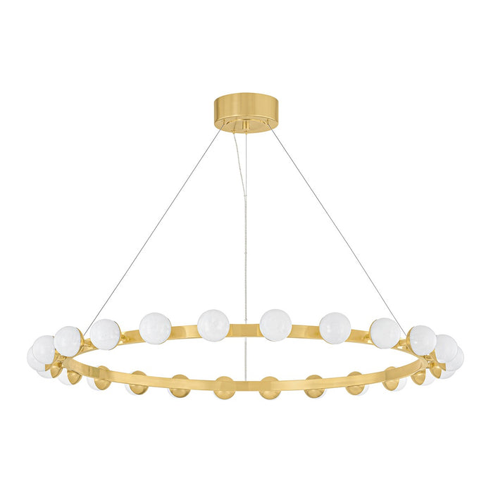 Corbett Lighting - 484-45-VB - LED Chandelier - Linus - Vintage Brass