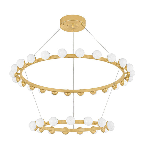 Corbett Lighting - 484-46-VB - LED Chandelier - Linus - Vintage Brass