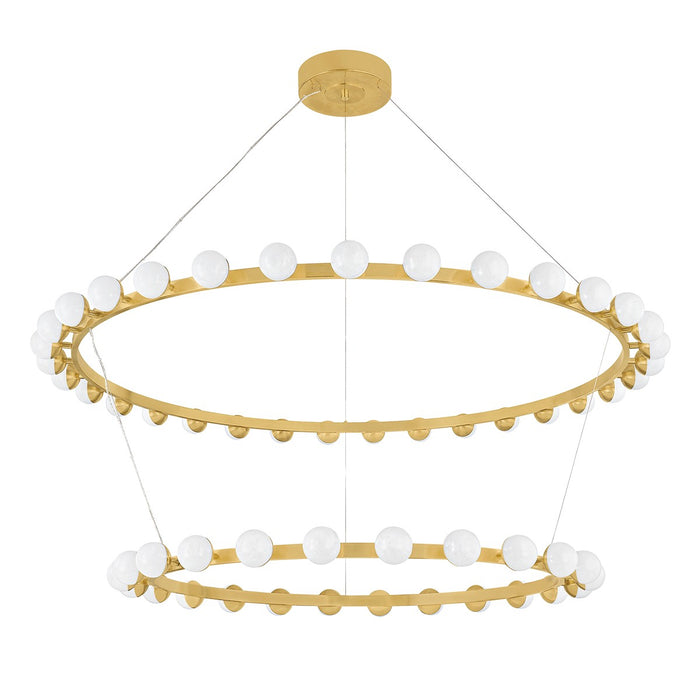 Corbett Lighting - 484-61-VB - LED Chandelier - Linus - Vintage Brass