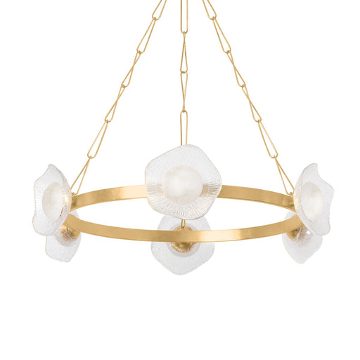 Corbett Lighting - 485-41-VGL - LED Chandelier - Almandine - Vintage Gold Leaf