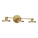 Alora - VL418021BG-UNV - LED Vanity Light - Issa - Brushed Gold