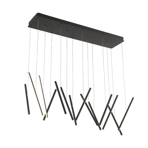 Kuzco Lighting - LP14840-BK-UNV-010 - LED Linear Pendant - Chute - Black