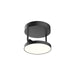 Kuzco Lighting - SF72205-BK-UNV - LED Semi Flush Mount - Novel - Black