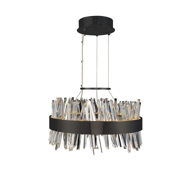 Allegri - 030253-052 - LED Pendant - Glacier - Matte Balck