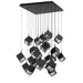 W.A.C. Lighting - PD-29325S-BK - LED Chandelier - Ice Cube - Black