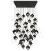 W.A.C. Lighting - PD-29341S-BK - LED Chandelier - Ice Cube - Black