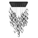 W.A.C. Lighting - PD-47841S-BK - LED Chandelier - Interlace - Black