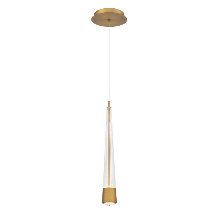 W.A.C. Lighting - PD-59416-30-AB - LED Mini Pendant - Quill - Aged Brass