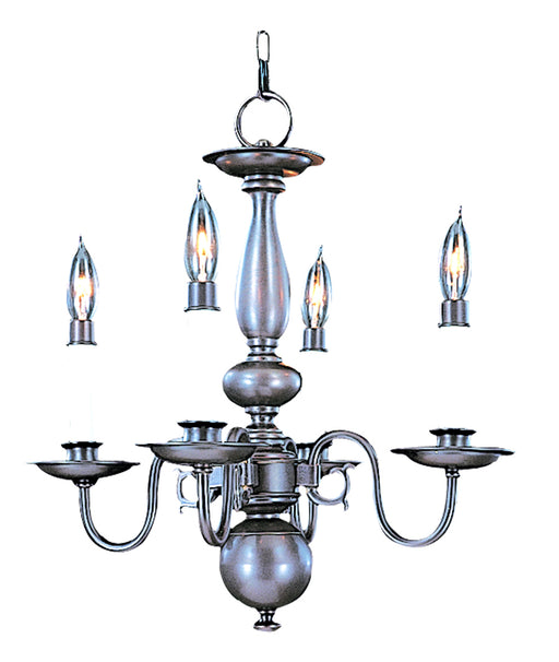 Framburg - 9143 MB - Four Light Chandelier - Jamestown - Mahogany Bronze