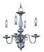 Framburg - 9143 MB - Four Light Chandelier - Jamestown - Mahogany Bronze