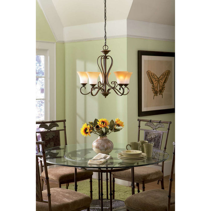 Quoizel - DH5005PN - Five Light Chandelier - Duchess - Palladian Bronze