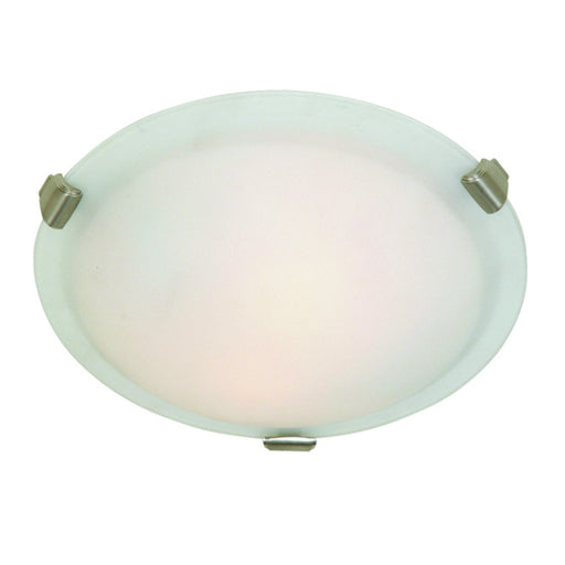 Artcraft - AC2355BN - Three Light Flush Mount - Clip Flush - Brushed Nickel