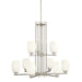 Kichler - 1897NI - Nine Light Chandelier - Eileen - Brushed Nickel