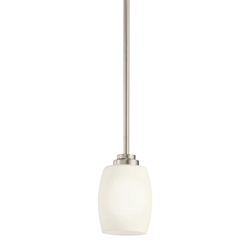 Kichler - 3497NI - One Light Mini Pendant - Eileen - Brushed Nickel