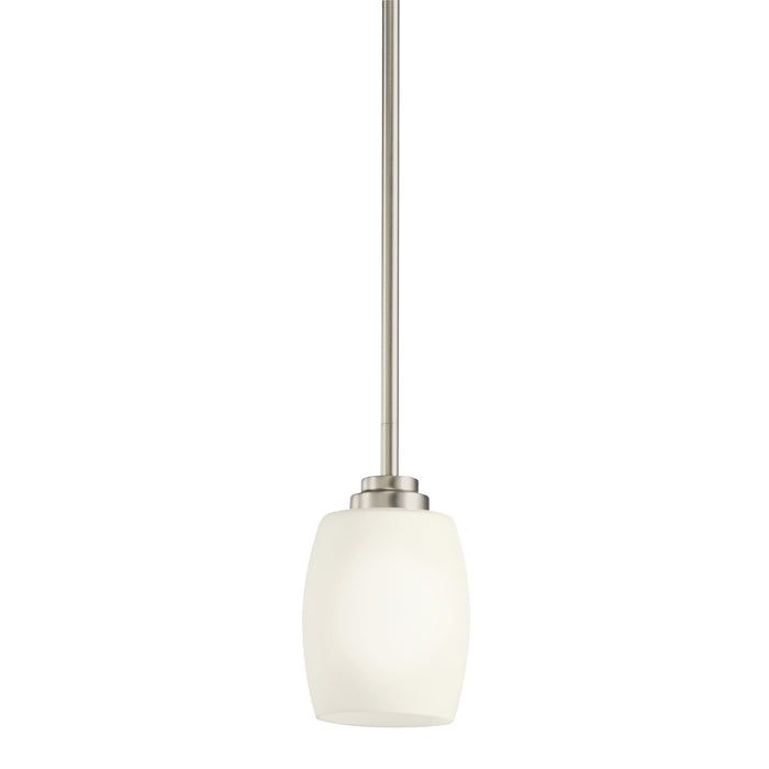 Kichler - 3497NI - One Light Mini Pendant - Eileen - Brushed Nickel